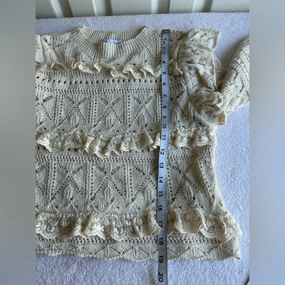 Zara cream lace